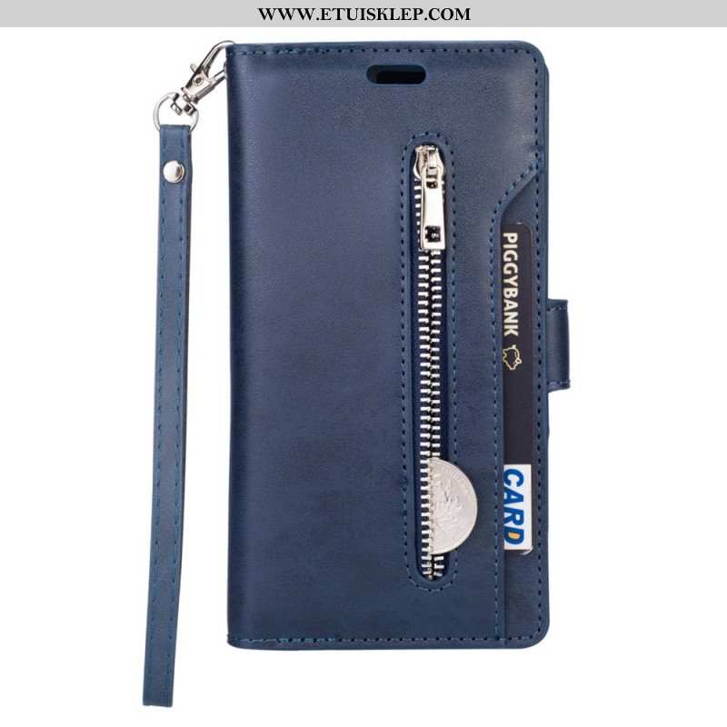 Etui Folio do Samsung Galaxy S23 Ultra 5G Torebka Ze Smyczą